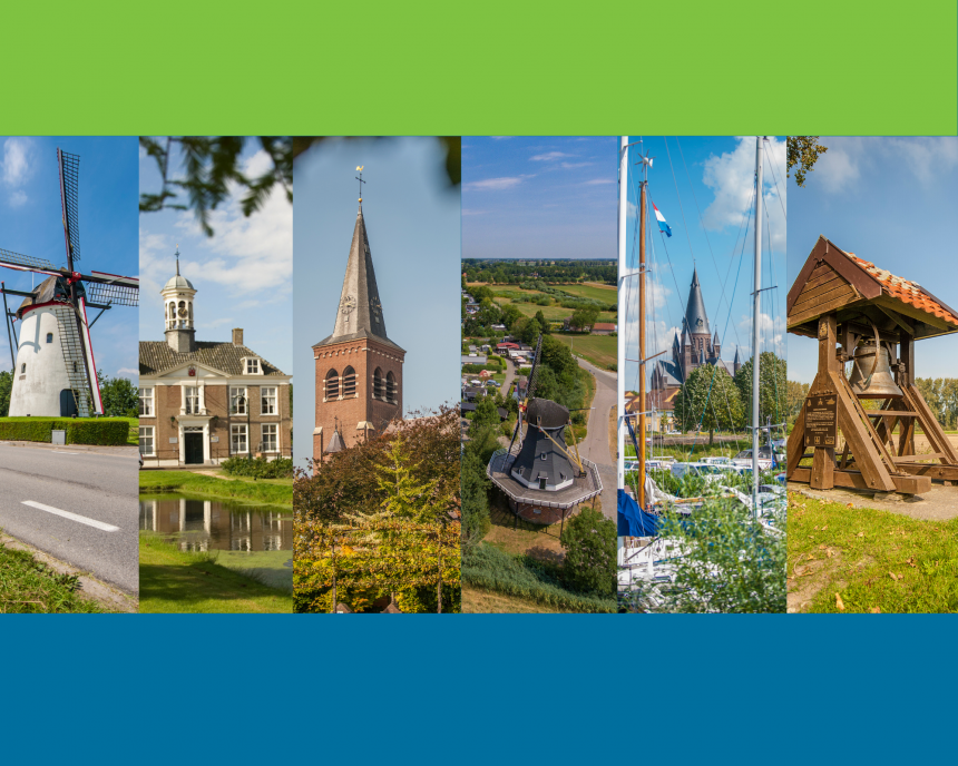 Foto van de 6 kernen van de gemeente Steenbergen